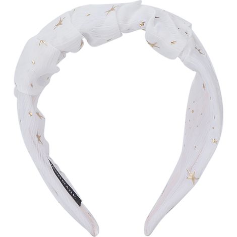 Serre-tête simple chic à paillettes, décoration fête mariage, bandeau cheveux anniversaire cadeau femme fille blanc (1/5)