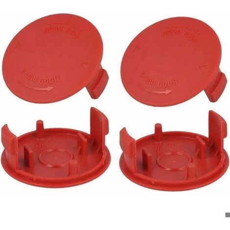 Lot de 4 couvre-bobines de fil pour débroussailleuse Bosch AFS 23-37, (1/4)