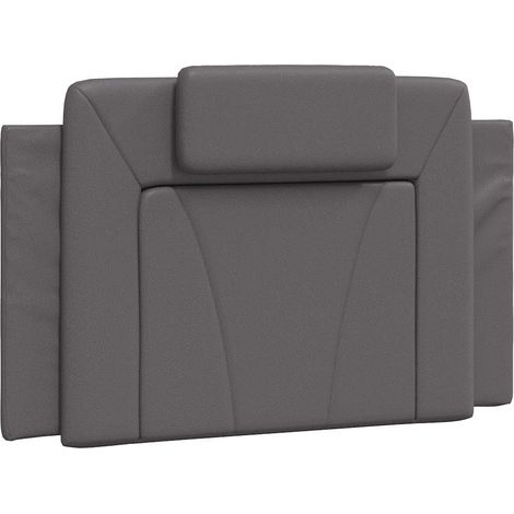 Maison Exclusive - Cuscino Testiera Viana Grigio 90 cm in Similpelle