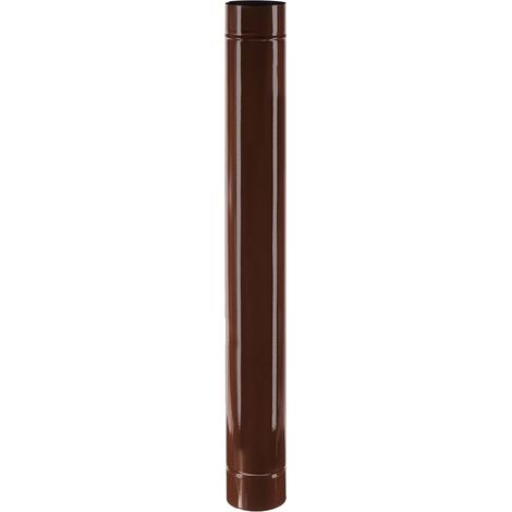 TUBO SMALTATO PER STUFE cm 50 ø 12 marrone  - EUROPROFIL