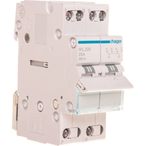 Modularer Schalter I-II 25A 2P SFL225