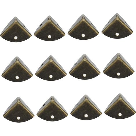Mipcase Lot de 12 protections d'angle en fer style vintage (1/5)