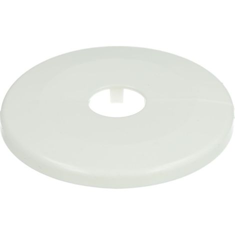 Rosace à clipser blanc diamètre 16 mm, 65 mm, H 6,5 mm