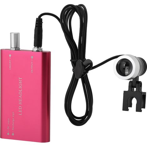 lampe frontale LED portable pour chirurgie dentaire, compatible avec les loupes et les loupes. (1/5)
