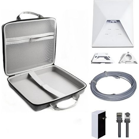 Boîte de protection et sac portable extérieur pour récepteur satellite - Boîte de rangement pour routeur Starlink Mini (1/5)