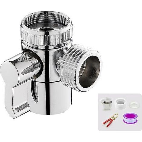 3-Wege-Duschumstellventil mit M20-Adapter für Küchen- oder Badezimmerarmatur (1/5)