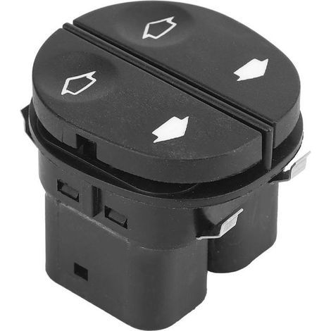 BelleRise - Interrupteur vitre – 96FG14529BC ABS ergonomique – Avant gauche Ford Fiesta Fusion Ka Puma Transit – Noir (1/5)