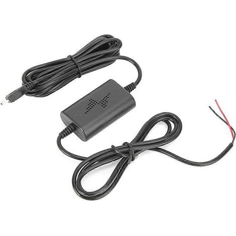 Parküberwachungs-Abwärtswandler 12V/24V auf 5V 2,5A, gerader Micro-USB-Anschluss, Niederspannungs-Fahraufzeichnung