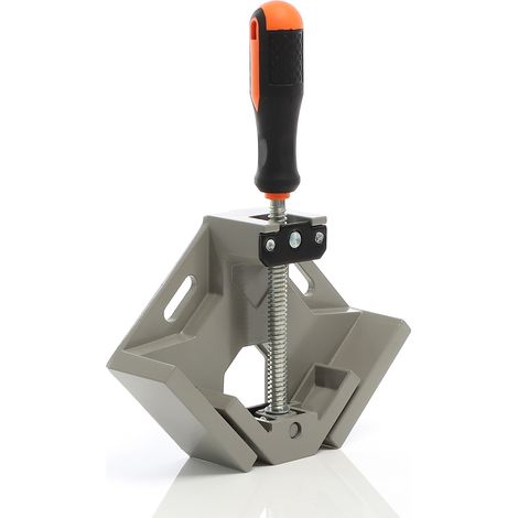 XPOtool Abrazadera de ángulo recto 90 grados de aluminio con mandíbula giratoria carpintero esquina