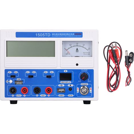 Alimentation à découpage variable réglable 30V 10A avec écran LCD, alimentation de laboratoire linéaire stabilisée, entrée CA 220V±10%, précise et fiable pour atelier électronique. (1/5)