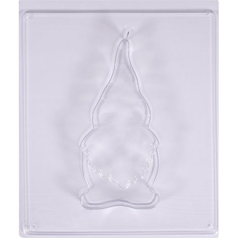 Moule «Lutin», 1 pce., plastique PET transparent, 17x7,8cmX3cm, réutilisable, béton créatif, arts créatifs, décoration, automne, hiver, Noël -36141000 (1/5)
