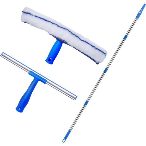 Juego de cortinas de fibra ultrafina extensibles para puertas de cristal, ventanas de baño y cocina, longitud: 160 cm (1/5)