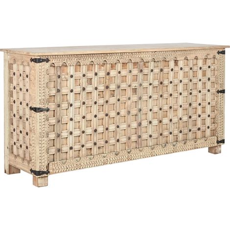 Console élégante bois naturel pour intérieur raffiné - Bois chaleureux et naturel (1/5)
