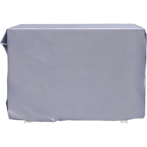 Funda para aire acondicionado exterior, cubierta antipolvo, protección reforzada para aire acondicionado exterior, a prueba de polvo, nieve e impermeable, color gris, 1054075 cm. (1/5)