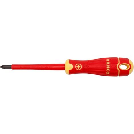 DESTORNILLADOR BAHCOFIT COMBI PH1X80 AISLO CON CLIP SB148.001.080 - BAHCO