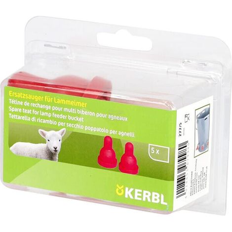Nuckel rot lamm feeder 5pcs KERBL 2775KER (1/4)