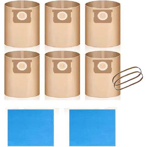 Sacs 19-3100 pour aspirateurs eau et poussière de 5 à 6 gallons (1/5)