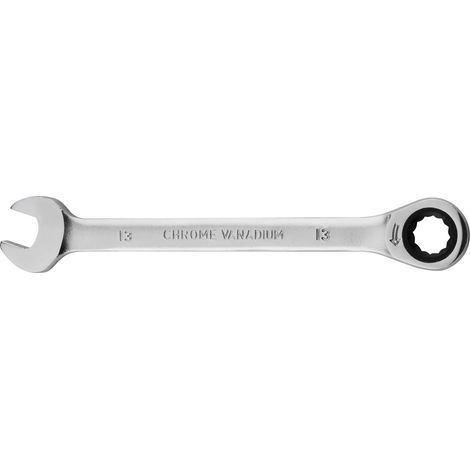 EXTOL PREMIUM Ratschen-Ringmaulschlüssel, 72 Zähne, 13 mm