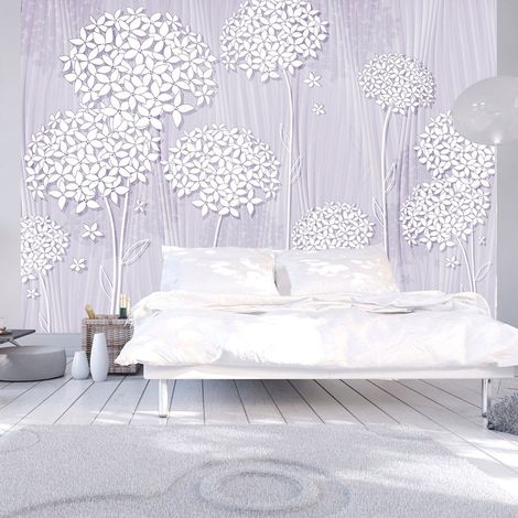Papier peint adhésif Violet nostalgie - 147 x 105 cm (1/4)