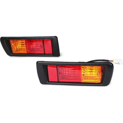 31x11.5cm Feu Arrière de Frein de Voiture Arrière Gauche + Droite avec Ampoule pour Toyota Land Cruiser Fj90 1996-2002 (1/4)