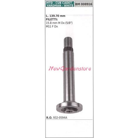 Albero mozzo portalama trattorino rasaerba tagliaerba MTD 008916