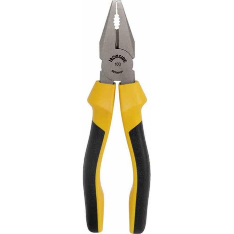 Kombizange 180 mm poliert 2-Komponenten-Griff (1/2)