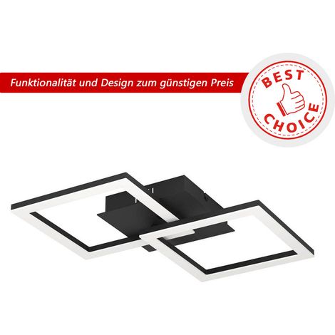 Lumière LED de plafond Rgbic 52cm - noir - 75753 (1/3)