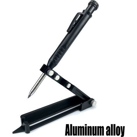 Outil d'écriture multifonctionnel - Stylo à trous profonds, en aluminium, pour une utilisation pratique en maintenance, réparation et bricolage.-AquaForge (1/5)