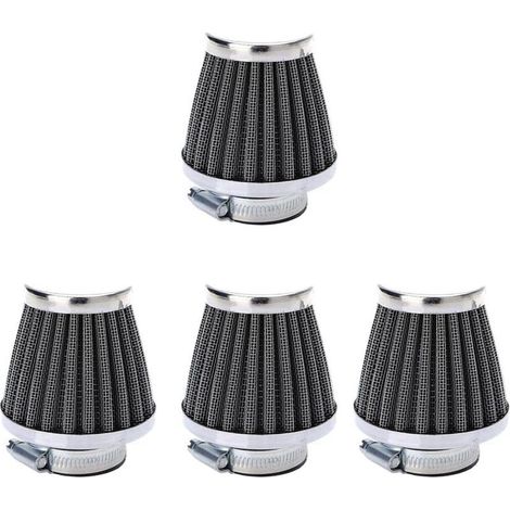 4 x Filtro de aire frío, respiradero, ventilador turbo del cárter, 60 mm, mini azul para coche y motocicleta (1/5)