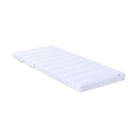 Cadre de lit télescopique pour matelas, marron, 80 × 200 cm, idéal chambre à coucher, style moderne, montage simple (1/5)