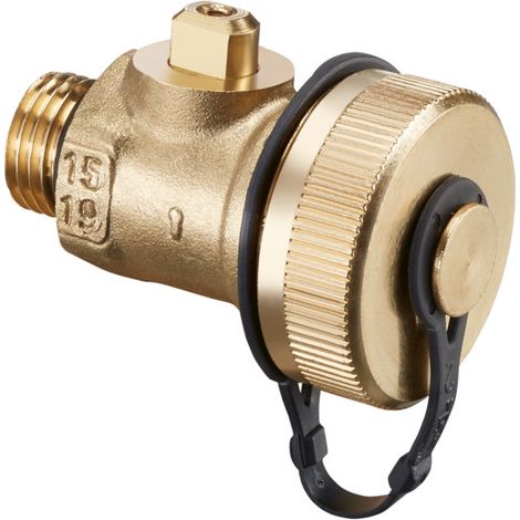 Oventrop F und E Kugelhahn mit Außengewinde G 1/4" für Armaturen mit Classic-Messtechnik, 1060191 (1/2)