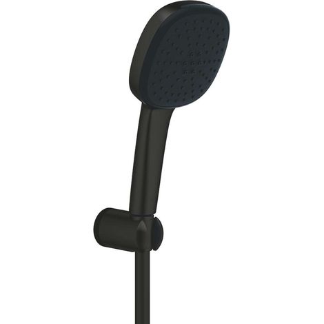 Grohe Vitalio Comfort - Brausegarnitur: Handbrause, Stange und Schlauch, 2 Strahlarten, schwarz matt 263992431 (1/5)