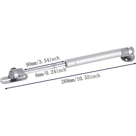 Vérins à gaz 120N pour meuble – Lot de 2 – Amortissement silencieux – Compatible bois et aluminium – Installation simple avec vis incluses (1/4)