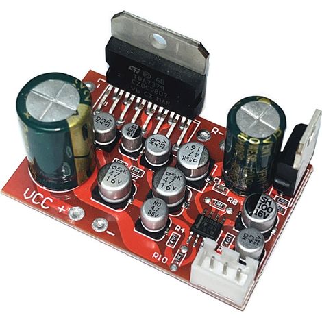 La carte d'amplification à deux canaux CD7379 avec préamplificateur NE5532 offre des performances d'amplification supérieures à celles de l'alimentation simple TDA7379. (1/2)