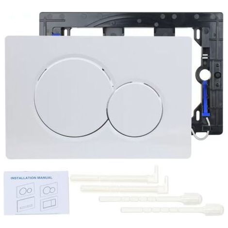 Bouton caché pour réservoir de chasse d’eau – Compatible avec Geberit Sigma01 (réf. 115.770), installation discrète et facile (1/3)
