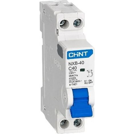 Interruttore magnetotermico 1P+N 40A Curva C NXB-40 1P+N C40 4.5KA (1/2)