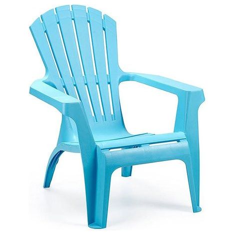 IPAE-PROGARDEN Poltrona da Giardino Colore Azzurro - Modello Dolomiti