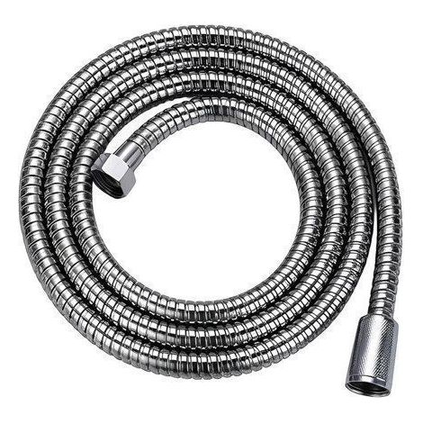 Flexible de douche - AVIZAR - 2 m - Noyau double zinc - Joints d'étanchéité - Raccord universel (1/4)