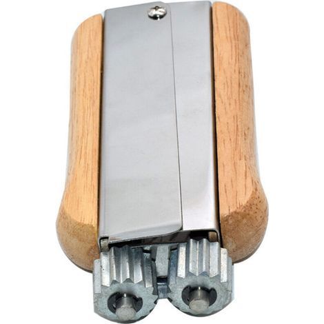 Outil de sertissage en acier inoxydable pour apiculture – tendeur de fil et pince à sertir avec poignée en bois pour cadre de ruche (1/5)