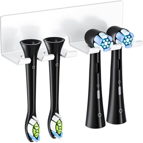 1 Porte-Brosse à Dents Mural, Acier Inoxydable, Sans Perçage, Adhésif Fort, Pour Salle de Bain