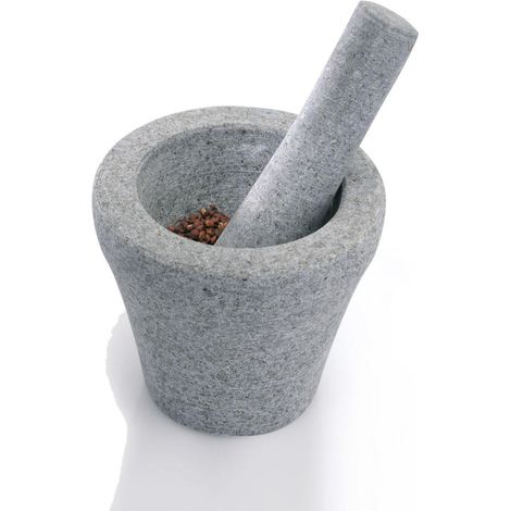 Gefu Mörser VESTO grau aus massivem Naturgranite 13,5 cm (1/2)