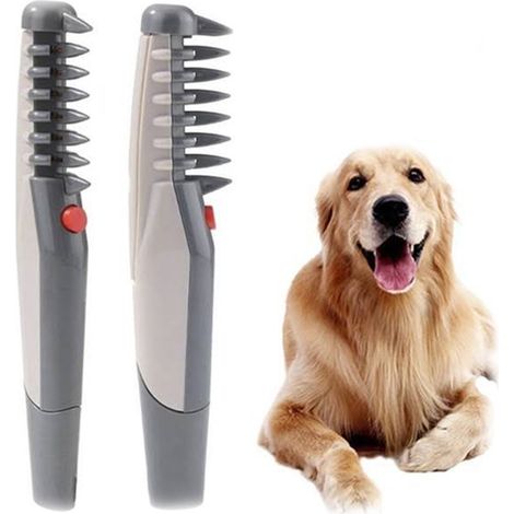 Spazzola elettrica cani gatti pettine toelettatura deshedding elimina nodi