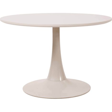 Table basse ronde D70 cm crème (1/5)