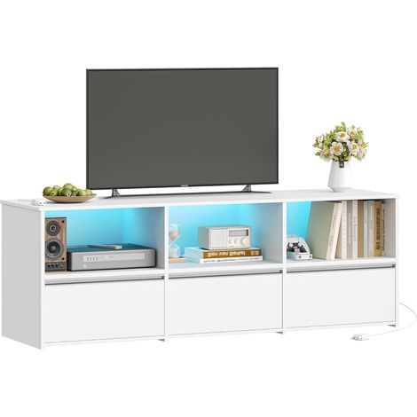 Meuble TV avec LED RGB Télécommande pour Téléviseurs jusqu'à 65" (1/5)