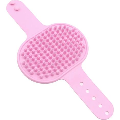 Gant De Bain Pour Animal De Compagnie - Brosse En Silicone TPR - Pour Chiens Et Chats À Poil Court - Avec Sangle Réglable - 1 Pièce (1/5)