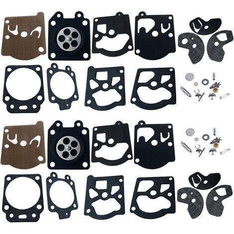 Ecleanfy - 2 Packs Carbu Kit de Réparation, Membrane et Joints Pour Carburateur Walbro K10-WAT WA & WT Séries (1/4)