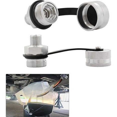 Satz Kfz-Ablassventile aus silberner Aluminiumlegierung, Schnellöffnungs-Ablassventil, Schnelldreh-Ablassventil (1/5)
