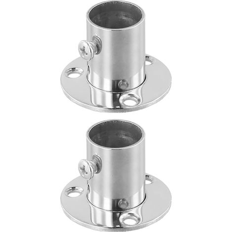 Supports en acier inoxydable (lot de 2) pour barres (1/5)