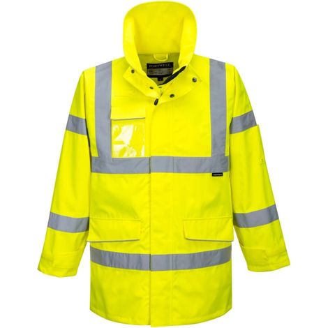 Parka haute visibilité imperméable Portwest EXTREME Jaune XL. (1/2)