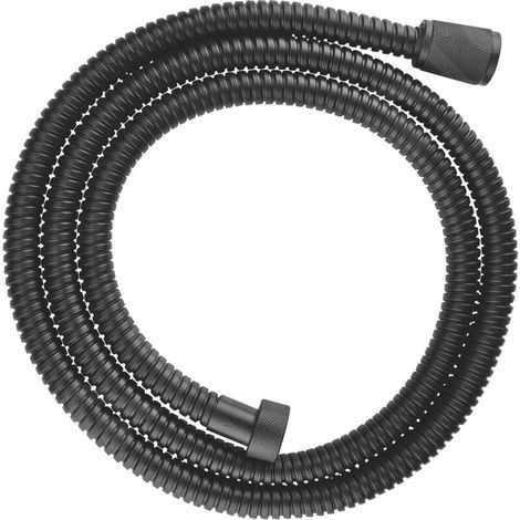 Grohe Flexibles - Flexible de douche VItalioFlex Metal Long-Life 1,5 m, noir 27502KS1 (1/3)